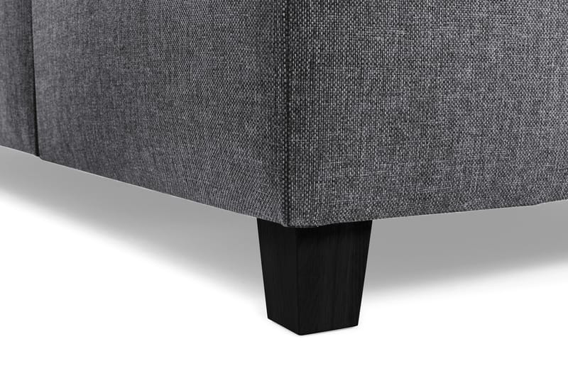 Crazy 4-sits Vändbar L-formad Divansoffa i Tyg - Mörkgrå - Möbler - Vardagsrum - Soffor - Divansoffa & schäslong