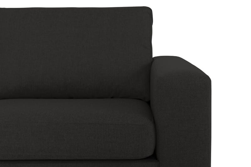 Crazy 4-sits Vänstervänd L-formad Schäslongsoffa i Tyg - Antracit - Möbler - Vardagsrum - Soffor - Divansoffa & schäslong