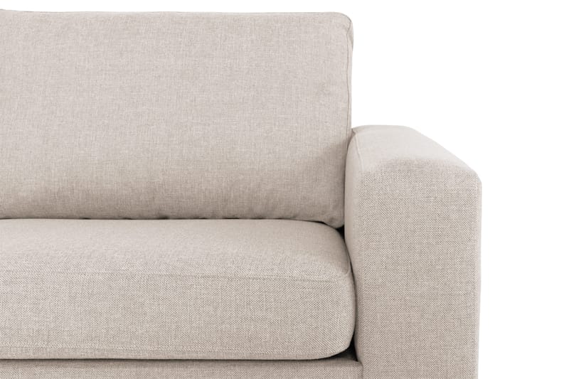 Crazy 4-sits Vänstervänd L-formad Schäslongsoffa i Tyg - Beige - Möbler - Vardagsrum - Soffor - Divansoffa & schäslong