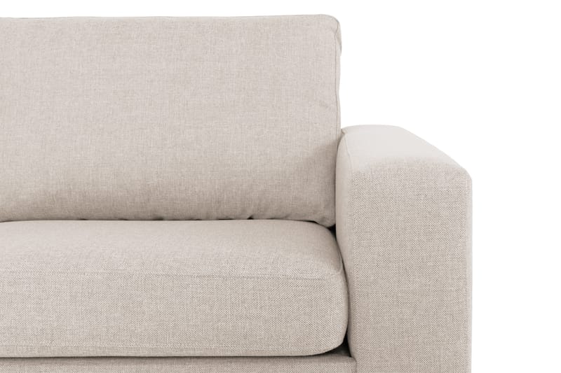 Crazy 4-sits Vänstervänd L-formad Schäslongsoffa i Tyg - Beige - Möbler - Vardagsrum - Soffor - Divansoffa & schäslong