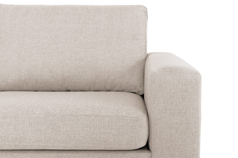 Crazy 4-sits Vänstervänd L-formad Schäslongsoffa i Tyg - Beige - Möbler - Vardagsrum - Soffor - Divansoffa & schäslong