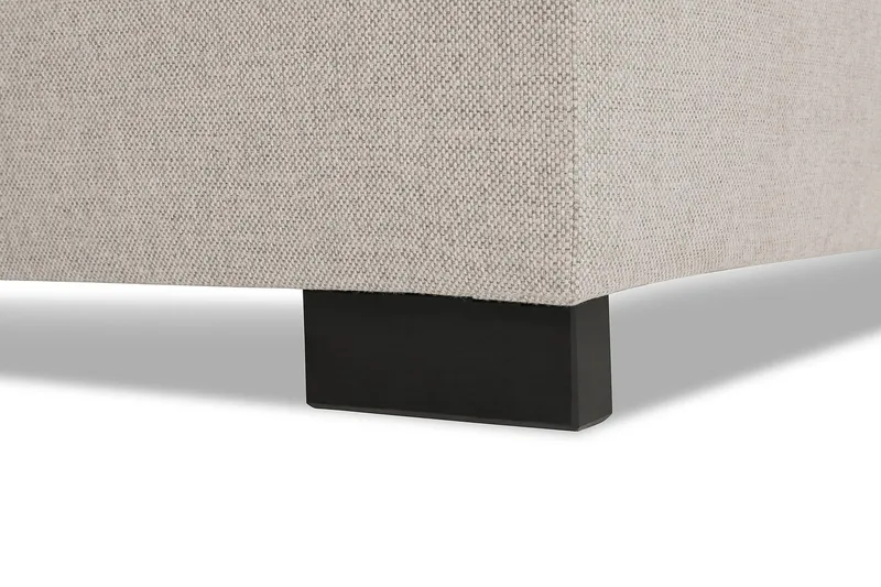 Crazy 4-sits Vänstervänd L-formad Schäslongsoffa i Tyg - Beige - Möbler - Vardagsrum - Soffor - Divansoffa & schäslong