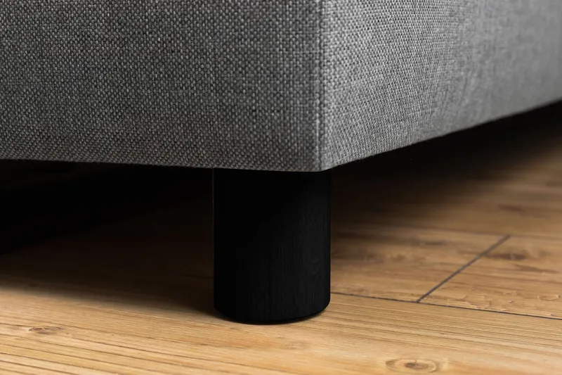 Crazy 4-sits Vänstervänd L-formad Schäslongsoffa i Tyg - Grå - Möbler - Vardagsrum - Soffor - Divansoffa & schäslong