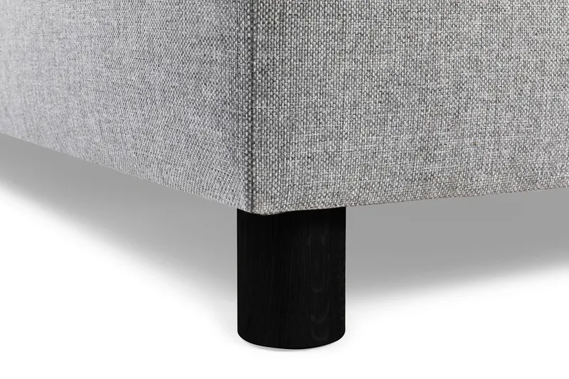 Crazy 4-sits Vänstervänd L-formad Schäslongsoffa i Tyg - Grå - Möbler - Vardagsrum - Soffor - Divansoffa & schäslong