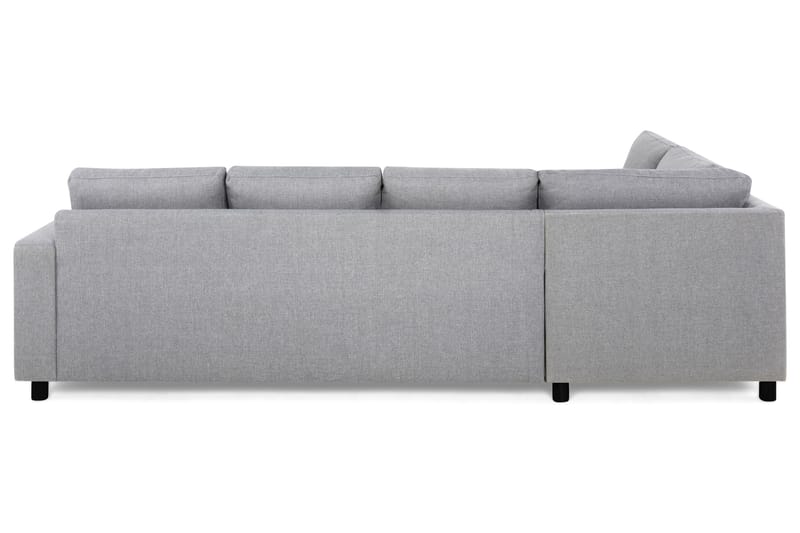 Crazy 4-sits Vänstervänd L-formad Schäslongsoffa i Tyg - Grå - Möbler - Vardagsrum - Soffor - Divansoffa & schäslong