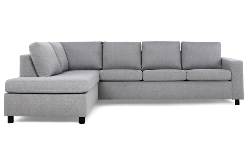 Crazy 4-sits Vänstervänd L-formad Schäslongsoffa i Tyg - Grå - Möbler - Vardagsrum - Soffor - Divansoffa & schäslong