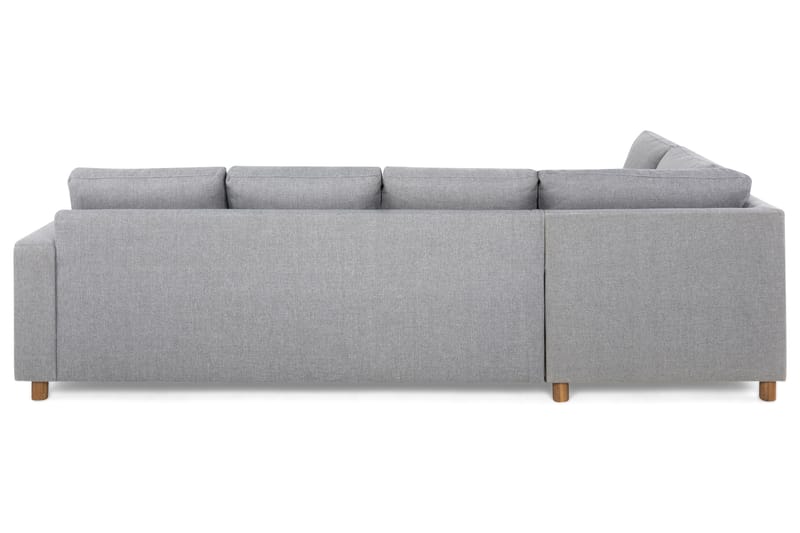 Crazy 4-sits Vänstervänd L-formad Schäslongsoffa i Tyg - Grå - Möbler - Vardagsrum - Soffor - Divansoffa & schäslong