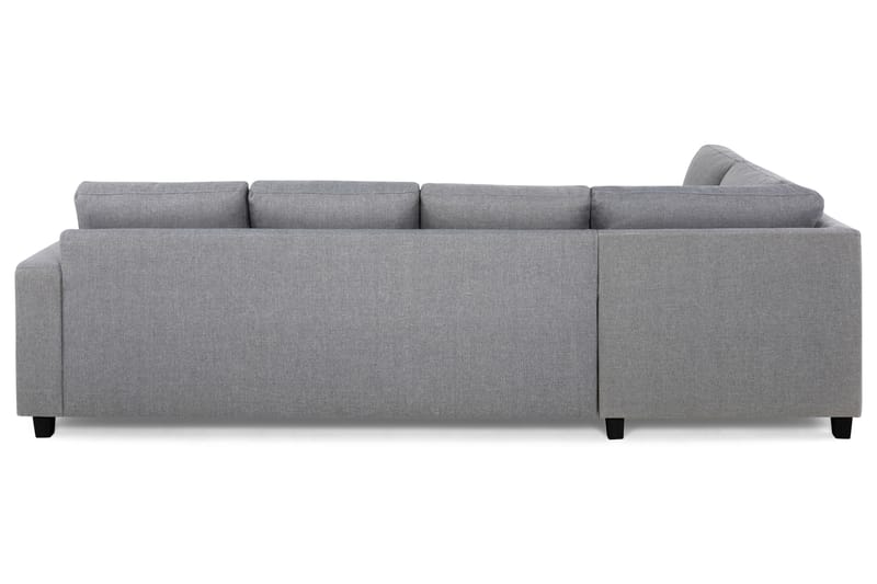 Crazy 4-sits Vänstervänd L-formad Schäslongsoffa i Tyg - Grå - Möbler - Vardagsrum - Soffor - Divansoffa & schäslong