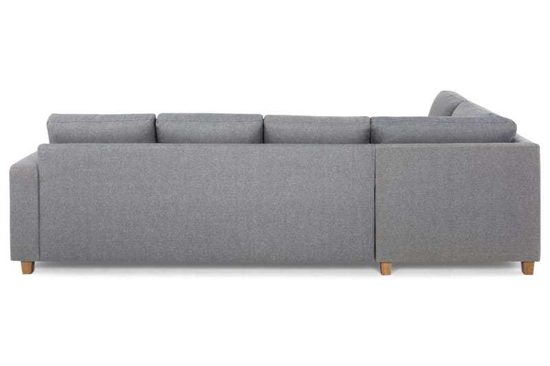 Crazy 4-sits Vänstervänd L-formad Schäslongsoffa i Tyg - Grå - Möbler - Vardagsrum - Soffor - Divansoffa & schäslong