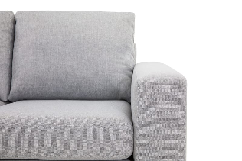 Crazy 4-sits Vänstervänd L-formad Schäslongsoffa i Tyg - Grå - Möbler - Vardagsrum - Soffor - Divansoffa & schäslong