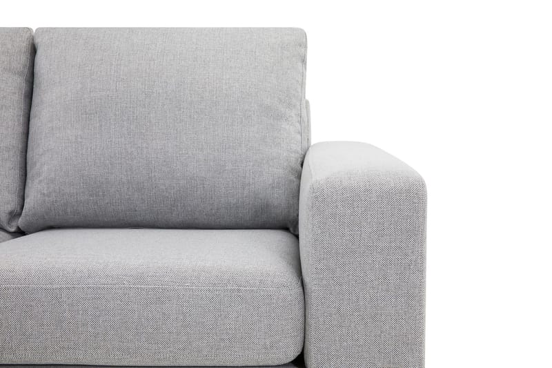 Crazy 4-sits Vänstervänd L-formad Schäslongsoffa i Tyg - Grå - Möbler - Vardagsrum - Soffor - Divansoffa & schäslong