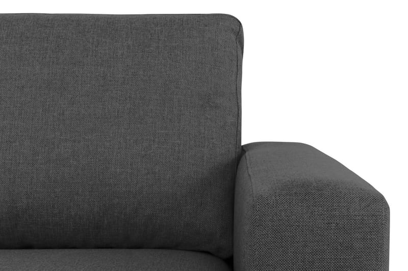 Crazy 4-sits Vänstervänd L-formad Schäslongsoffa i Tyg - Mörkgrå - Möbler - Vardagsrum - Soffor - Divansoffa & schäslong