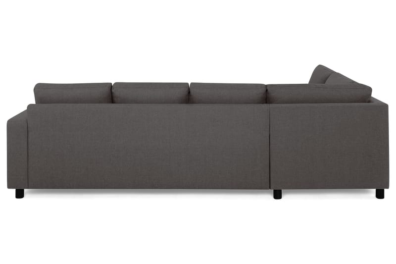 Crazy 4-sits Vänstervänd L-formad Schäslongsoffa i Tyg - Mörkgrå - Möbler - Vardagsrum - Soffor - Divansoffa & schäslong