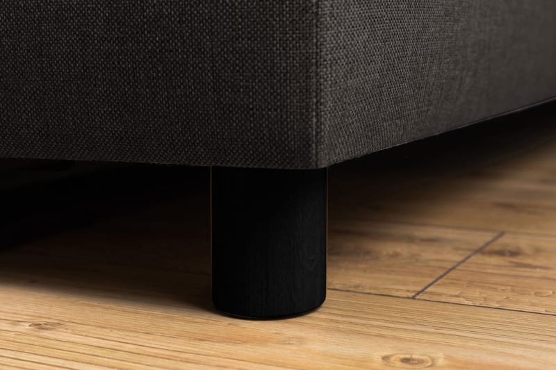 Crazy 4-sits Vänstervänd L-formad Schäslongsoffa i Tyg - Mörkgrå - Möbler - Vardagsrum - Soffor - Divansoffa & schäslong