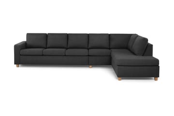 Crazy 5-sits Högervänd L-formad Schäslongsoffa i Tyg