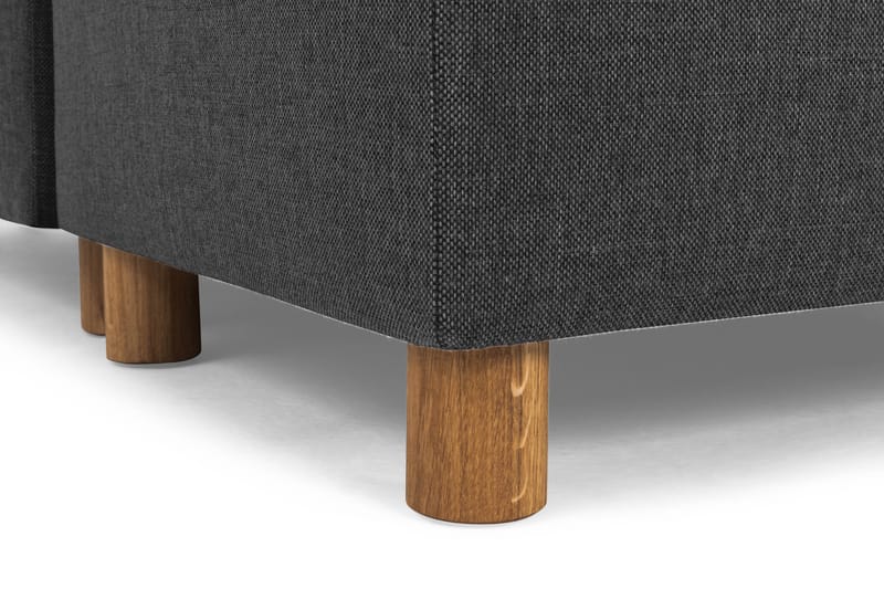 Crazy 5-sits Högervänd L-formad Schäslongsoffa i Tyg - Antracit - Möbler - Vardagsrum - Soffor - Divansoffa & schäslong