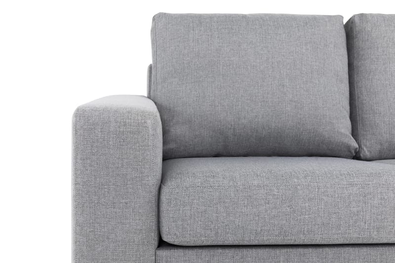 Crazy 5-sits Högervänd L-formad Schäslongsoffa i Tyg - Grå - Möbler - Vardagsrum - Soffor - Divansoffa & schäslong