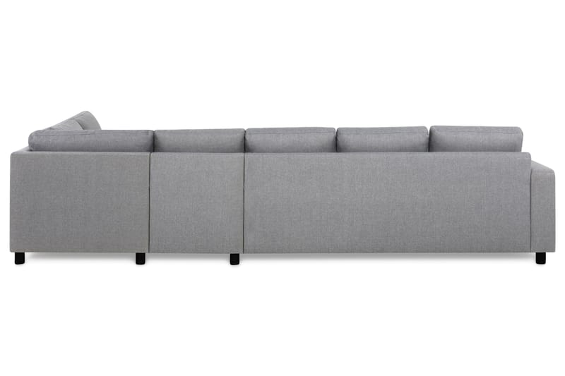 Crazy 5-sits Högervänd L-formad Schäslongsoffa i Tyg - Grå - Möbler - Vardagsrum - Soffor - Divansoffa & schäslong