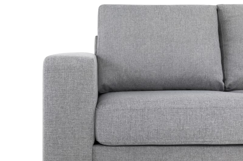 Crazy 5-sits Högervänd L-formad Schäslongsoffa i Tyg - Grå - Möbler - Vardagsrum - Soffor - Divansoffa & schäslong