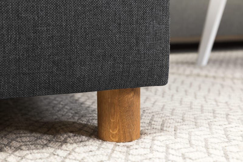 Crazy 5-sits Högervänd L-formad Schäslongsoffa i Tyg - Mörkgrå - Möbler - Vardagsrum - Soffor - Divansoffa & schäslong