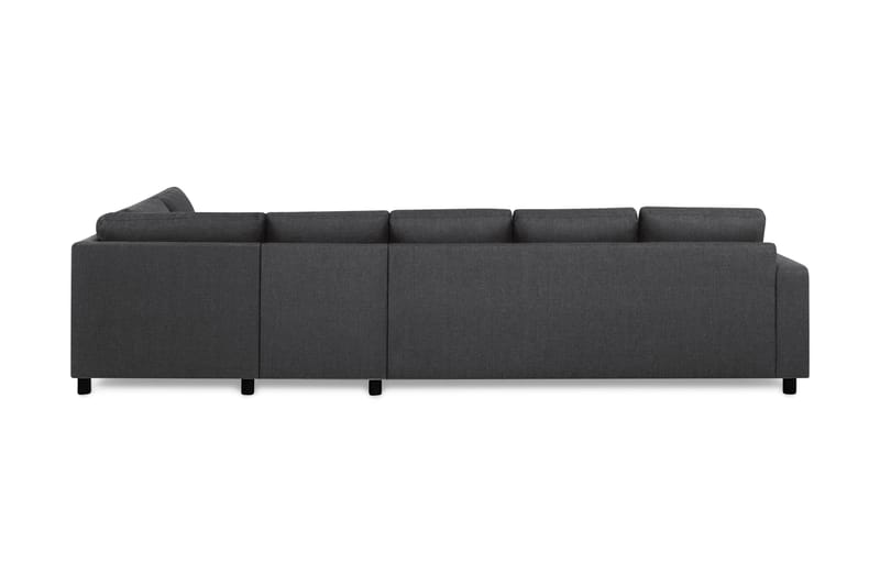 Crazy 5-sits Högervänd L-formad Schäslongsoffa i Tyg - Mörkgrå - Möbler - Vardagsrum - Soffor - Divansoffa & schäslong