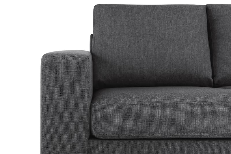 Crazy 5-sits Högervänd L-formad Schäslongsoffa i Tyg - Mörkgrå - Möbler - Vardagsrum - Soffor - Divansoffa & schäslong