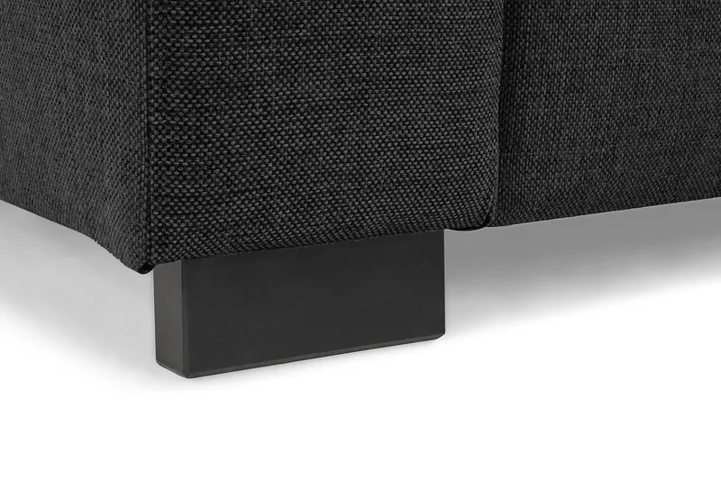 Crazy 5-sits Högervänd L-formad Schäslongsoffa i Tyg - Mörkgrå - Möbler - Vardagsrum - Soffor - Divansoffa & schäslong