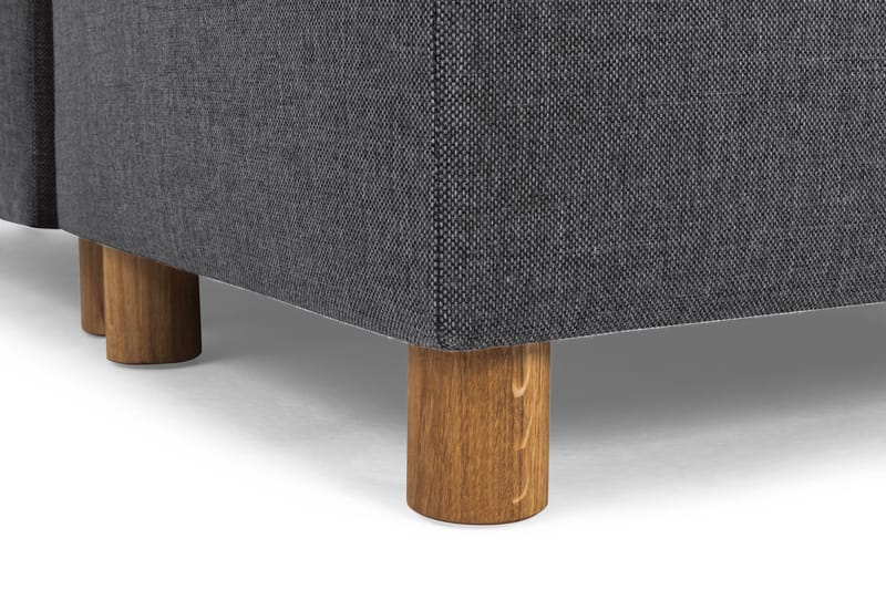 Crazy 5-sits Högervänd L-formad Schäslongsoffa i Tyg - Mörkgrå - Möbler - Vardagsrum - Soffor - Divansoffa & schäslong