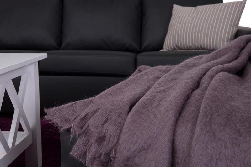 Crazy 5-sits Vänstervänd L-formad Schäslongsoffa i Konstläder - Svart - Möbler - Vardagsrum - Soffor - Divansoffa & schäslong