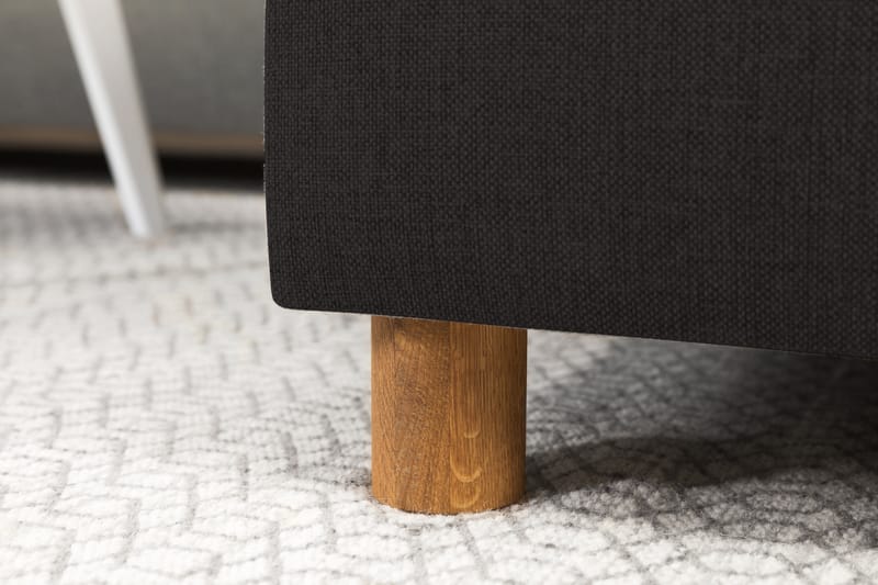 Crazy 5-sits Vänstervänd L-formad Schäslongsoffa i Tyg - Antracit - Möbler - Vardagsrum - Soffor - Divansoffa & schäslong