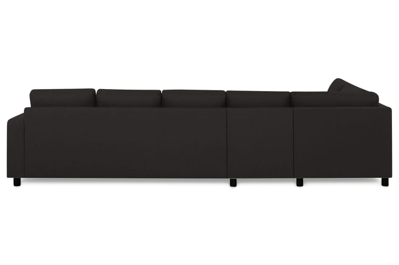 Crazy 5-sits Vänstervänd L-formad Schäslongsoffa i Tyg - Antracit - Möbler - Vardagsrum - Soffor - Divansoffa & schäslong