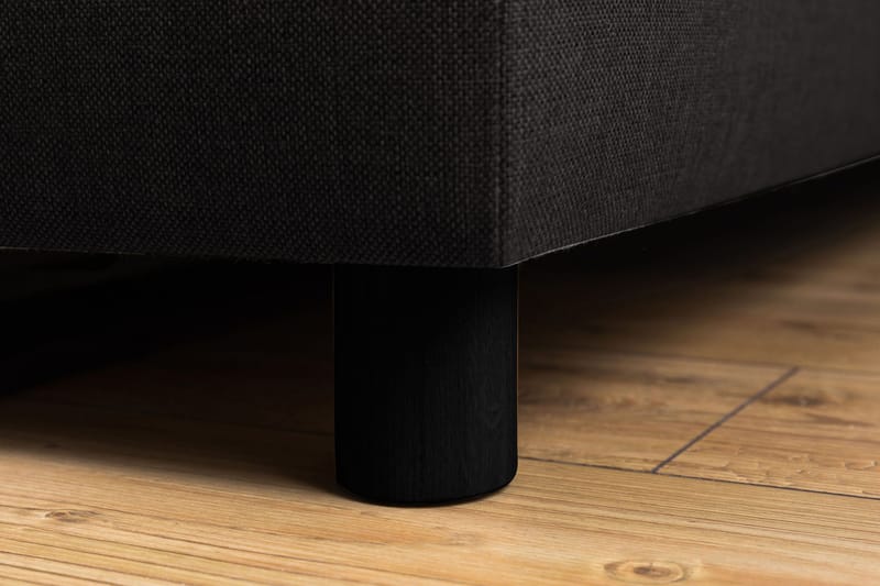 Crazy 5-sits Vänstervänd L-formad Schäslongsoffa i Tyg - Antracit - Möbler - Vardagsrum - Soffor - Divansoffa & schäslong