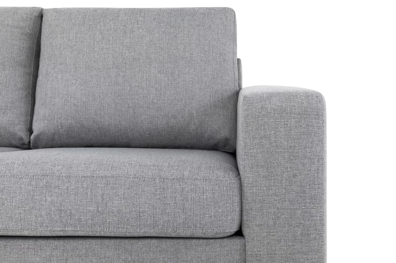 Crazy 5-sits Vänstervänd L-formad Schäslongsoffa i Tyg - Grå - Möbler - Vardagsrum - Soffor - Divansoffa & schäslong