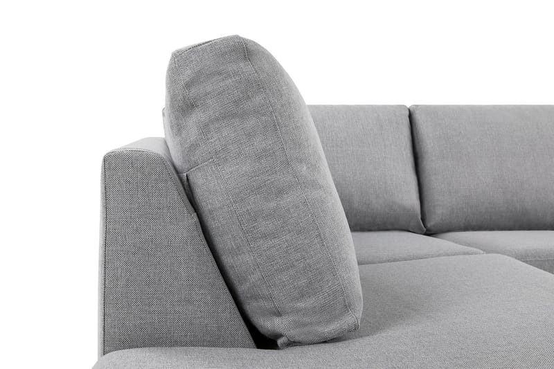 Crazy 5-sits Vänstervänd L-formad Schäslongsoffa i Tyg - Grå - Möbler - Vardagsrum - Soffor - Divansoffa & schäslong