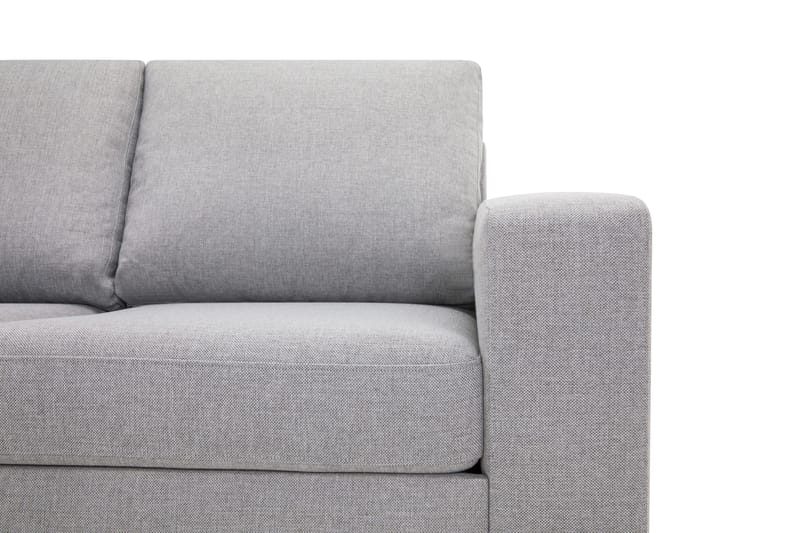 Crazy 5-sits Vänstervänd L-formad Schäslongsoffa i Tyg - Grå - Möbler - Vardagsrum - Soffor - Divansoffa & schäslong