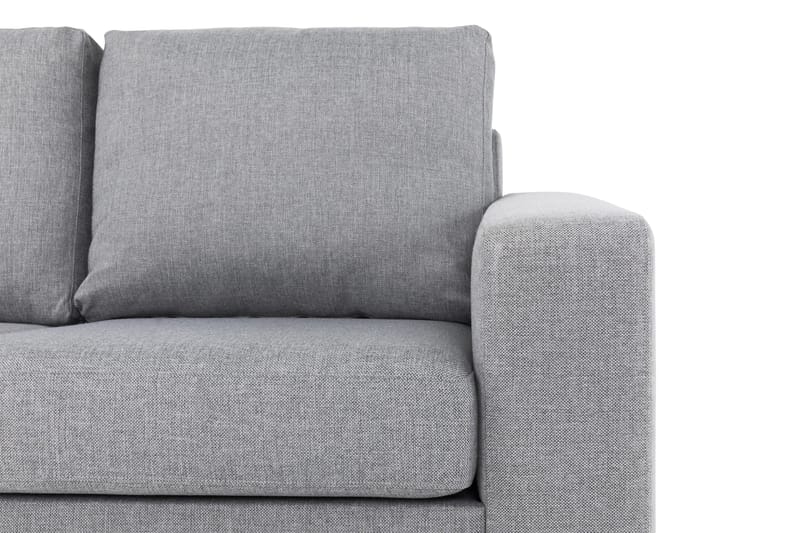 Crazy 5-sits Vänstervänd L-formad Schäslongsoffa i Tyg - Grå - Möbler - Vardagsrum - Soffor - Divansoffa & schäslong