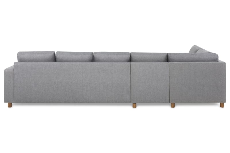 Crazy 5-sits Vänstervänd L-formad Schäslongsoffa i Tyg - Grå - Möbler - Vardagsrum - Soffor - Divansoffa & schäslong