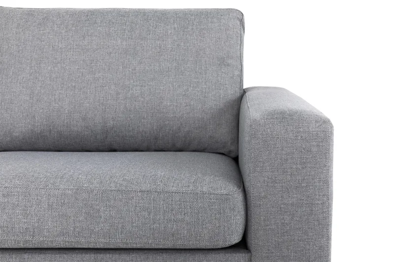 Crazy 5-sits Vänstervänd L-formad Schäslongsoffa i Tyg - Grå - Möbler - Vardagsrum - Soffor - Divansoffa & schäslong