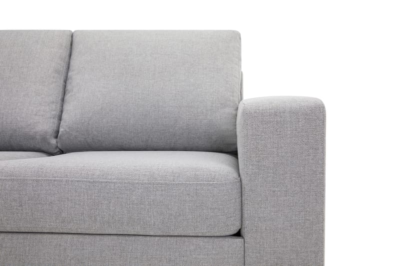 Crazy 5-sits Vänstervänd L-formad Schäslongsoffa i Tyg - Grå - Möbler - Vardagsrum - Soffor - Divansoffa & schäslong