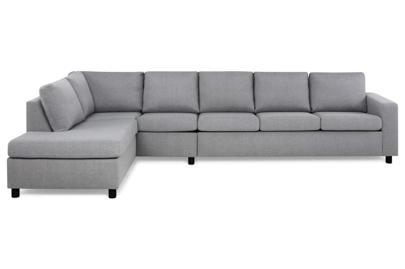 Crazy 5-sits Vänstervänd L-formad Schäslongsoffa i Tyg - Grå - Möbler - Vardagsrum - Soffor - Divansoffa & schäslong