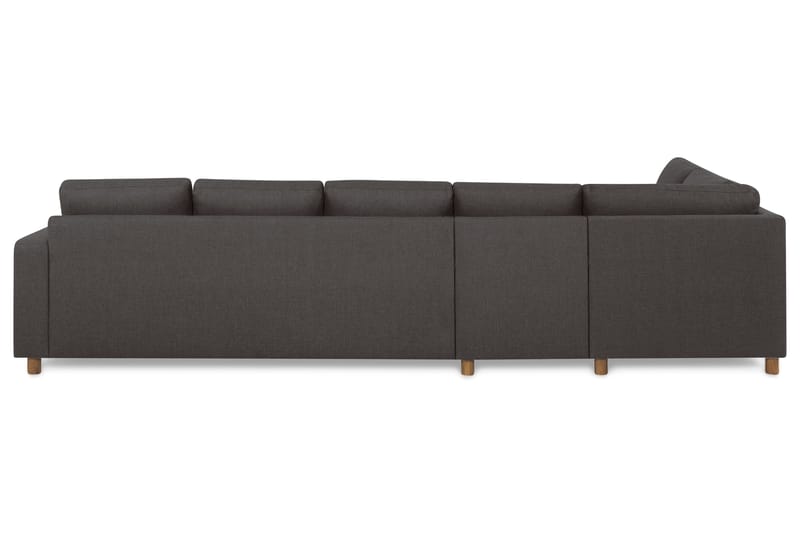 Crazy 5-sits Vänstervänd L-formad Schäslongsoffa i Tyg - Mörkgrå - Möbler - Vardagsrum - Soffor - Divansoffa & schäslong