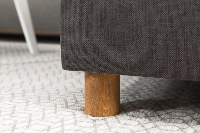 Crazy 5-sits Vänstervänd L-formad Schäslongsoffa i Tyg - Mörkgrå - Möbler - Vardagsrum - Soffor - Divansoffa & schäslong