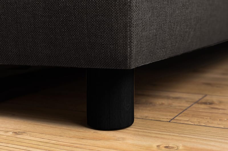 Crazy 5-sits Vänstervänd L-formad Schäslongsoffa i Tyg - Mörkgrå - Möbler - Vardagsrum - Soffor - Divansoffa & schäslong