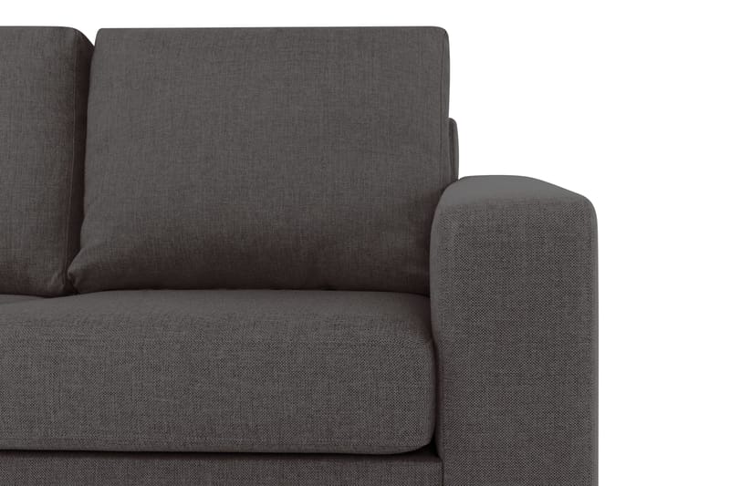 Crazy 5-sits Vänstervänd L-formad Schäslongsoffa i Tyg - Mörkgrå - Möbler - Vardagsrum - Soffor - Divansoffa & schäslong