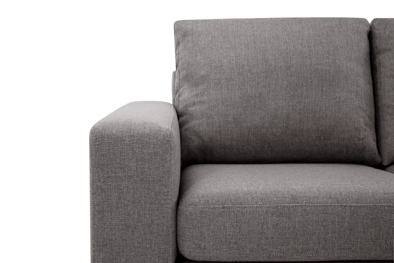 Crazy Limited Edition 4-sits Högervänd L-formad Schäslongsoffa i Tyg - Grå - Möbler - Vardagsrum - Soffor - Divansoffa & schäslong