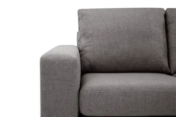 Crazy Limited Edition 4-sits Högervänd L-formad Schäslongsoffa i Tyg - Grå - Möbler - Vardagsrum - Soffor - Divansoffa & schäslong