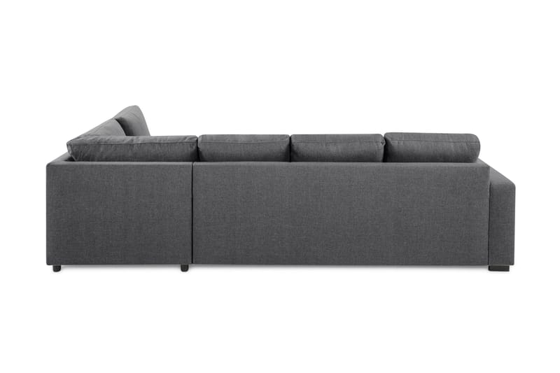 Crazy Limited Edition 4-sits Högervänd L-formad Schäslongsoffa i Tyg - Mörkgrå - Möbler - Vardagsrum - Soffor - Divansoffa & schäslong