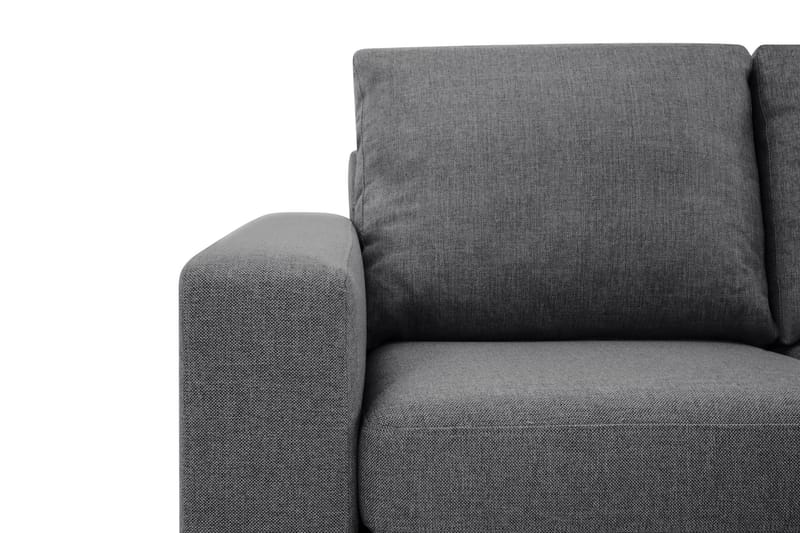 Crazy Limited Edition 4-sits Högervänd L-formad Schäslongsoffa i Tyg - Mörkgrå - Möbler - Vardagsrum - Soffor - Divansoffa & schäslong