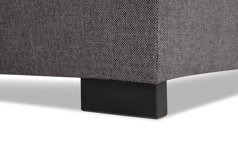 Crazy Limited Edition 4-sits Vänstervänd L-formad Djup Schäslongsoffa i Tyg - Grå - Möbler - Vardagsrum - Soffor - Divansoffa & schäslong