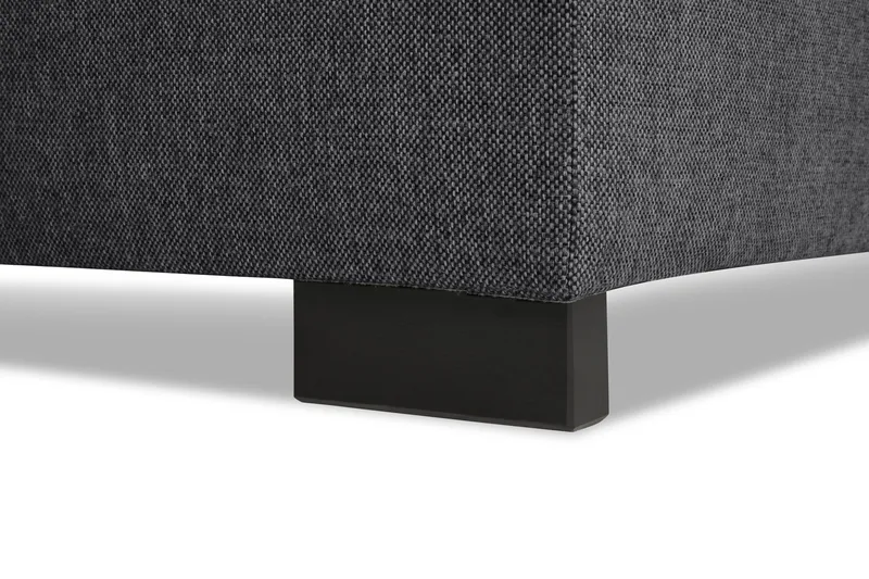 Crazy Limited Edition 4-sits Vänstervänd L-formad Schäslongsoffa i Tyg - Mörkgrå - Möbler - Vardagsrum - Soffor - Divansoffa & schäslong